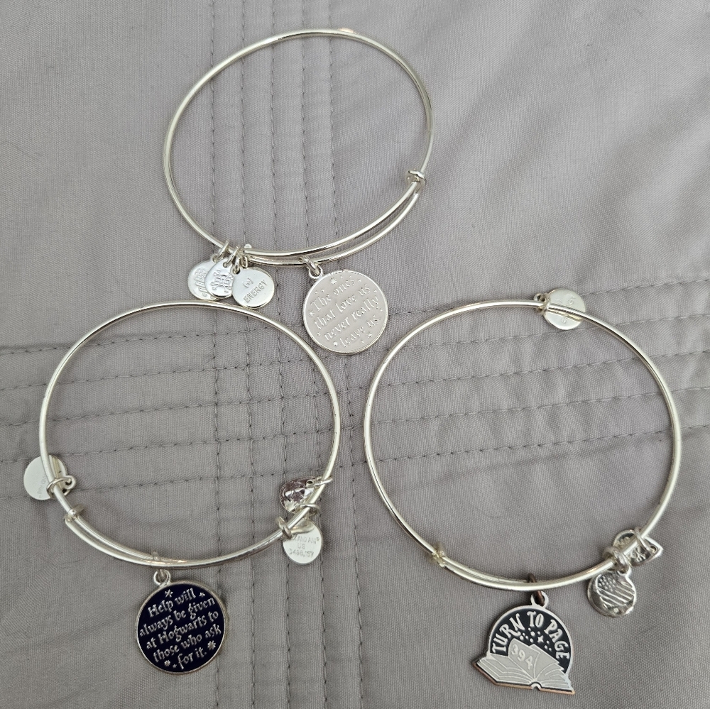 bundle of harry potter alex and ani bracelets